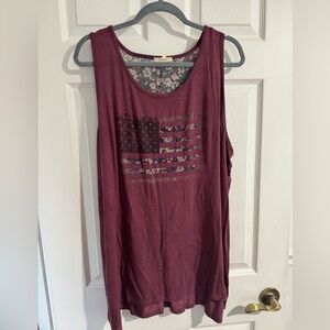 Women’s Maurice’s tank top, size 2